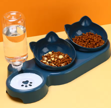 Anti-Tip Cat Bowl – Spill-Resistant Pet Feeder