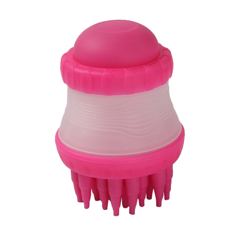 Silicone Dog Bath Brush – Shampoo & Massage Scrubber