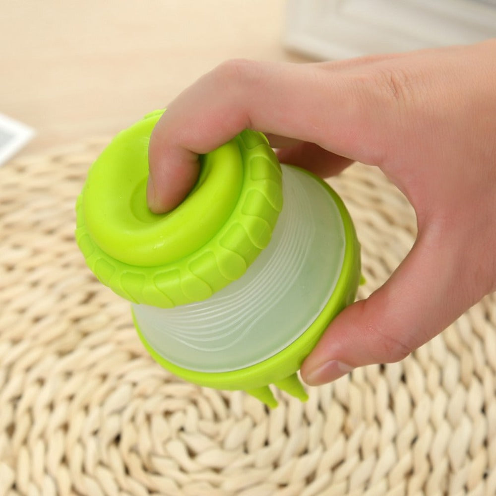 Silicone Dog Bath Brush – Shampoo & Massage Scrubber