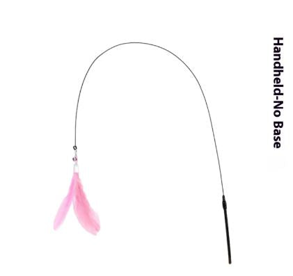 Cat Feather Teaser Wand – Interactive Cat Toy