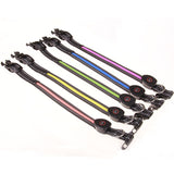 Light-up LED dog collar glowing at night