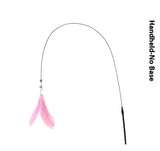 Cat Feather Teaser Wand – Interactive Cat Toy