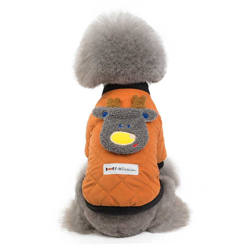 Padded Winter Dog Jacket – Warm Coat for Small & Medium Dogs