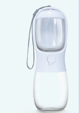 Portable Dog Water Bottle with Built-In Bowl & Food Cup