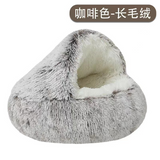 Semi-Covered Cat Bed Cave – Cozy Hideaway Nest