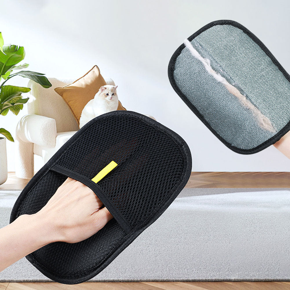 Pet Grooming Glove – Deshedding Brush for Dogs & Cats