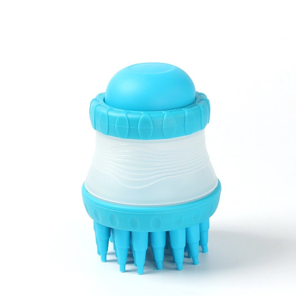 Silicone Dog Bath Brush – Shampoo & Massage Scrubber