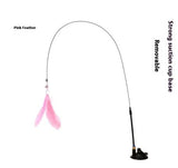 Cat Feather Teaser Wand – Interactive Cat Toy