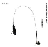 Cat feather teaser wand toy – view 3