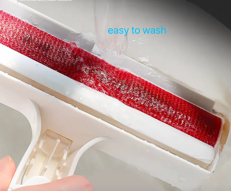 Reusable pet hair remover roller