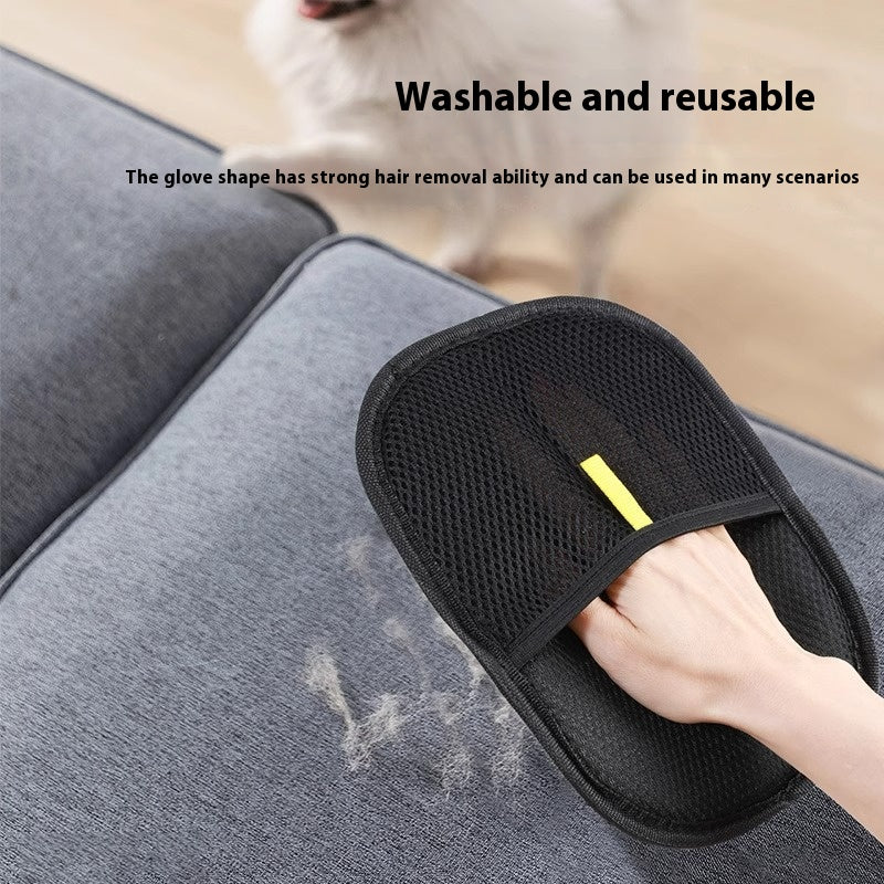 Pet Grooming Glove – Deshedding Brush for Dogs & Cats