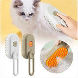 3-in-1 Steam Pet Brush for Shedding – Dogs & Cats