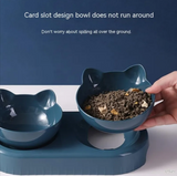 Anti-Tip Cat Bowl – Spill-Resistant Pet Feeder
