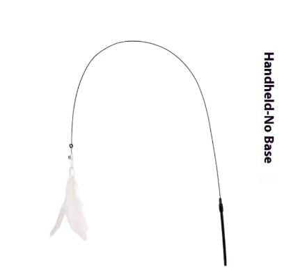 Cat Feather Teaser Wand – Interactive Cat Toy
