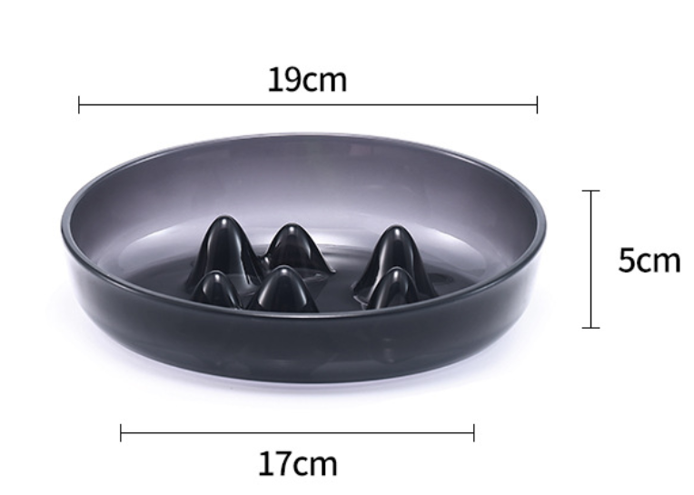 Slow Feeder Dog Bowl – Anti-Gulp Bowl for Dogs & Cats