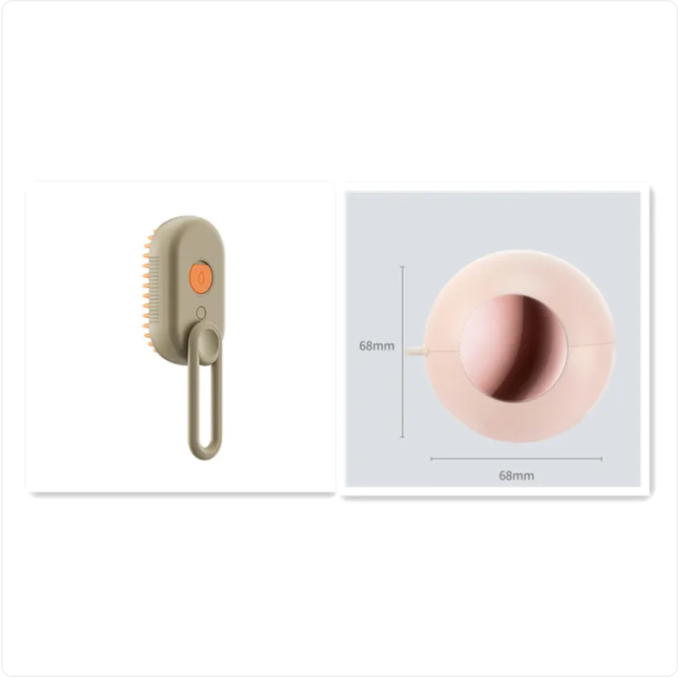 3-in-1 Steam Pet Brush for Shedding – Dogs & Cats