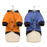 Padded winter dog jacket