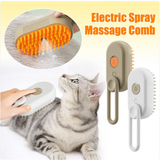 3-in-1 Steam Pet Brush for Shedding – Dogs & Cats