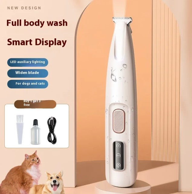 Dog Paw Trimmer with LED Light – Rechargeable