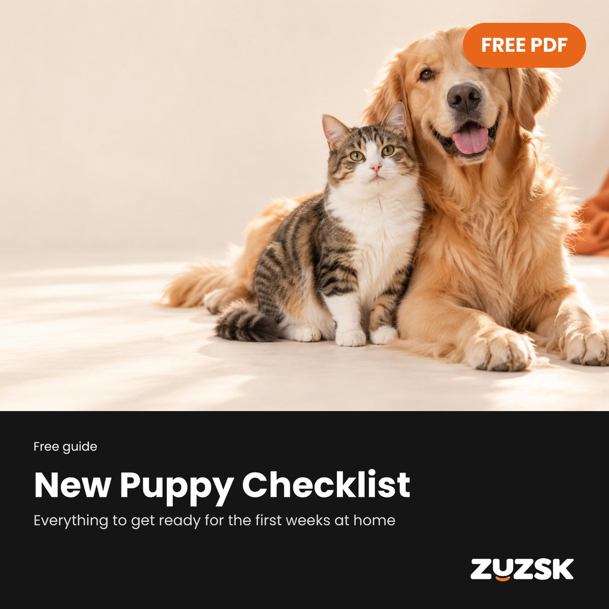 Free Zuzsk New Puppy Checklist PDF guide